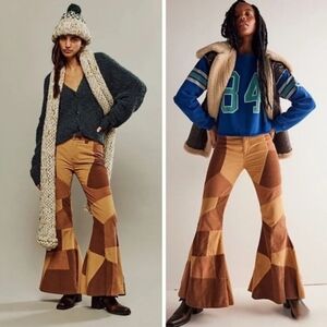 We The Free Corduroy Patchwork Pants